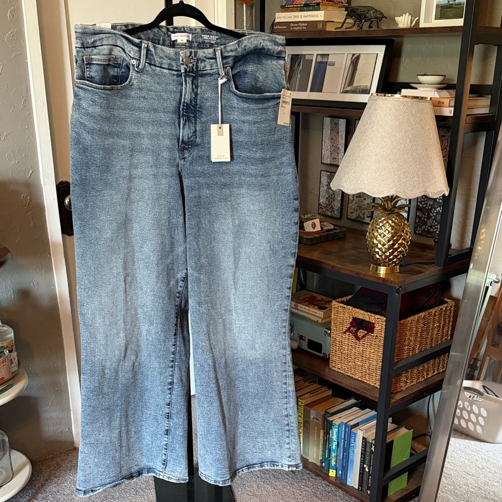 Good American - Good Waist Palazzo Jeans